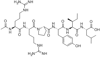 CAS 登录号：74853-69-3， 乙酰基-精氨酰-精氨酰-脯氨酰-酪氨酰-异亮氨酰-亮氨酸