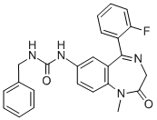 CAS#: 74858-68-7, 1-[5-(2-Fluorophenyl)-1-Methyl-2-Oxo-3H-1,4-Benzodiazepin-7-Yl]-3-(Phenylmethyl)Urea