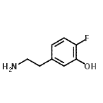 CAS 登录号：748735-84-4， 5-(2-氨基乙基)-2-氟苯酚