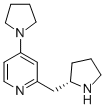 CAS 登录号：748788-98-9， 4-(1-吡咯烷基)-2-[(2S)-2-吡咯烷基甲基]吡啶