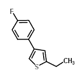CAS#: 748817-89-2, 2-Ethyl-4-(4-fluorophenyl)thiophene