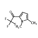 CAS 登录号：74889-29-5， 1-(1,5-二甲基-1H-吡咯-2-基)-2,2,2-三氟乙烷酮