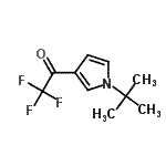 CAS 登录号：74889-36-4， 2,2,2-三氟-1-[1-(2-甲基-2-丙基)-1H-吡咯-3-基]乙酮