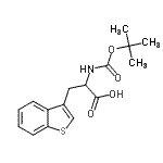 CAS 登录号：74893-31-5， 3-(1-苯并噻吩-3-基)-N-{[(2-甲基-2-丙基)氧基]羰基}丙氨酸