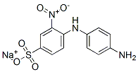 CAS 登录号：74900-77-9， 钠4-[(4-氨基苯基)氨基]-3-硝基苯磺酸盐
