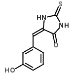 CAS 登录号：74920-46-0， (5E)-5-(3-羟基苄亚基)-2-硫代-4-咪唑烷酮