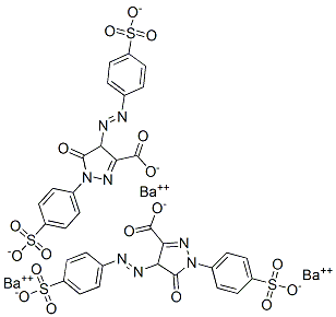 CAS 登录号：74920-66-4， 三钠(4E)-5-氧代-1-(4-磺酸苯基)-4-[(4-磺酸苯基)亚肼基]吡唑-3-羧酸盐