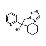 CAS#: 749255-16-1, 1-Cyclohexyl-1-(2-pyridinyl)-2-(1H-1,2,4-triazol-1-yl)ethanol
