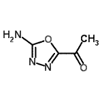 CAS#: 74949-72-7, 1-(5-Amino-1,3,4-oxadiazol-2-yl)ethanone