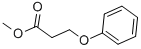 CAS 登录号：7497-89-4， 3-苯氧基-丙酸甲酯