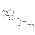 CAS#: 74981-31-0, 2-[2-(2,2,3-Trimethyl-3-cyclopenten-1-yl)ethyl]pentanal