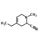 CAS#: 749825-69-2, 4-Ethyl-1-methyl-1,2,3,6-tetrahydro-2-pyridinecarbonitrile