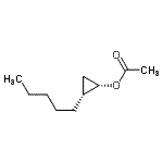 CAS 登录号：749885-75-4， (1S,2R)-2-戊基环丙基乙酸酯