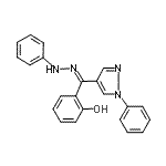 CAS#: 74990-94-6, 2-[(Z)-(Phenylhydrazono)(1-phenyl-1H-pyrazol-4-yl)methyl]phenol
