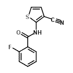 CAS#: 749918-12-5, N-(3-Cyano-2-thienyl)-2-fluorobenzamide