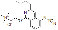 CAS#: 75041-53-1, 2-(5-Azido-3-Butylisoquinolin-1-Yl)Oxyethyl-Trimethylazanium Chloride