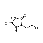 CAS#: 750514-42-2, 5-(2-Chloroethyl)-2,4-imidazolidinedione