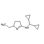 CAS#: 750561-53-6, N-(Dicyclopropylmethyl)-2-ethyl-3,4-dihydro-2H-pyrrol-5-amine