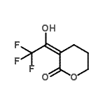 CAS#: 750597-24-1, (3E)-3-(2,2,2-Trifluoro-1-hydroxyethylidene)tetrahydro-2H-pyran-2-one