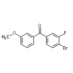CAS#: 750633-75-1, (4-Bromo-3-fluorophenyl)(3-methoxyphenyl)methanone