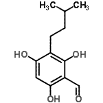 CAS#: 750643-46-0, 2,4,6-Trihydroxy-3-(3-methylbutyl)benzaldehyde