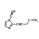 CAS#: 750647-96-2, 1-Ethynyl-2-(3-methoxy-1-propyn-1-yl)-1H-imidazole