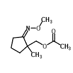 CAS#: 750649-24-2, [(2Z)-2-(Methoxyimino)-1-methylcyclopentyl]methyl acetate