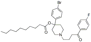 CAS#: 75067-66-2, 4-(4-Bromophenyl)-1-[4-(4-Fluorophenyl)-4-Oxobutyl]-4-Piperidinyl Decanoate