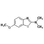 CAS#: 75105-03-2, 6-Methoxy-N,N-dimethyl-1,3-benzothiazol-2-amine