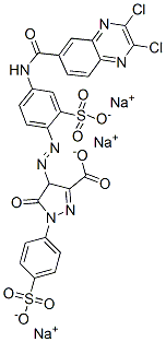 CAS#: 75199-00-7, Trisodium 4-[4-[(2,3-Dichloroquinoxaline-6-Carbonyl)Amino]-2-Sulfonatophenyl]Diazenyl-5-Oxo-1-(4-Sulfonatophenyl)-4H-Pyrazole-3-Carboxylate