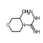 CAS 登录号：752145-18-9， 3-甲基-4-吗啉亚胺代甲酰肼