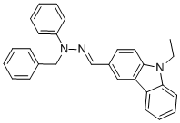 CAS 登录号：75238-79-8， 9-乙基咔唑-3-甲醛 N-苄基-N-苯基腙