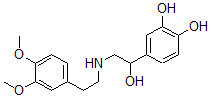 CAS#: 75241-20-2, 4-[2-[2-(3,4-Dimethoxyphenyl)Ethylamino]-1-Hydroxyethyl]Benzene-1,2-Diol