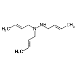 CAS#: 75267-98-0, 1,1,2-Tri[(2E)-2-buten-1-yl]hydrazine