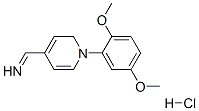 CAS 登录号：75273-90-4， N-(2,5-二甲氧基苯基)-1-吡啶-4-基甲烷亚胺盐酸盐
