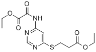 CAS 登录号：75274-25-8， 3-[6-[(2-乙氧基-2-氧代乙酰基)氨基]嘧啶-4-基]巯基丙酸乙酯