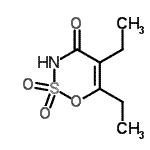CAS#: 752947-56-1, 5,6-Diethyl-1,2,3-oxathiazin-4(3H)-one 2,2-dioxide