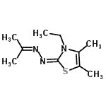 CAS#: 753011-75-5, (2E)-3-Ethyl-2-(isopropylidenehydrazono)-4,5-dimethyl-2,3-dihydro-1,3-thiazole