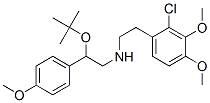 CAS 登录号：75306-60-4， 2-氯-N-[2-(1,1-二甲基乙氧基)-2-(4-甲氧基苯基)乙基]-3,4-二甲氧基-苯乙胺