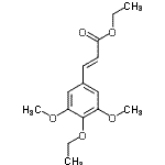 CAS#: 75332-50-2, Ethyl (2E)-3-(4-ethoxy-3,5-dimethoxyphenyl)acrylate