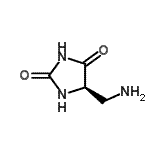 CAS 登录号：753448-38-3， (5R)-5-(氨基甲基)-2,4-咪唑烷二酮