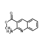 CAS 登录号：75353-50-3， 甲基2-氨基-3-喹啉羧酸酯