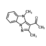 CAS#: 75380-54-0, 1-(2,4-Dimethyl-4H-pyrazolo[1,5-a]benzimidazol-3-yl)ethanone