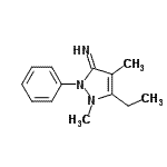 CAS#: 754130-79-5, 5-Ethyl-1,4-dimethyl-2-phenyl-1,2-dihydro-3H-pyrazol-3-imine