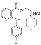 CAS#: 75449-61-5, 2-Morpholin-4-Ylethyl 2-[(4-Chlorophenyl)Amino]Pyridine-3-Carboxylate Hydrochloride
