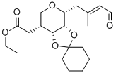 CAS#: 75452-43-6, (E)-5,9-Anhydro-6,7-O-Cyclohexylidene-2,3,4,8-Tetradeoxy-8-C-(Ethoxycarbonyl)Methyl-3-Methyl-D-Allo-Non-2-Enal