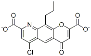 CAS#: 75452-50-5, Disodium 6-Chloro-4-Oxo-10-Propylpyrano[5,6-g]Quinoline-2,8-Dicarboxylate