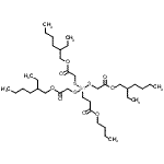 CAS#: 75457-52-2, 2-Ethylhexyl 4-(3-butoxy-3-oxopropyl)-10-ethyl-4-({2-[(2-ethylhexyl)oxy]-2-oxoethyl}sulfanyl)-7-oxo-8-oxa-3,5-dithia-4-stannatetradecan-1-oate