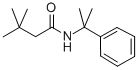 CAS#: 75463-73-9, 3,3-dimethyl-N-(1-methyl-1-phenylethyl)-Butanamide