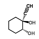 CAS#: 75476-42-5, (1S,2R)-1-Ethynyl-1,2-cyclohexanediol